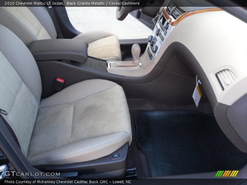 Black Granite Metallic / Cocoa/Cashmere 2010 Chevrolet Malibu LT Sedan