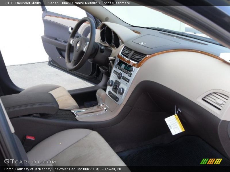 Black Granite Metallic / Cocoa/Cashmere 2010 Chevrolet Malibu LT Sedan
