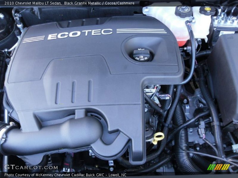 Black Granite Metallic / Cocoa/Cashmere 2010 Chevrolet Malibu LT Sedan