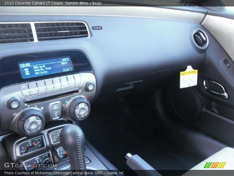 Summit White / Beige 2010 Chevrolet Camaro LT Coupe