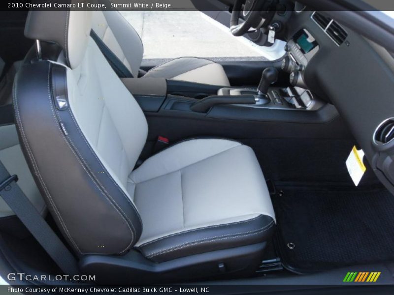 Summit White / Beige 2010 Chevrolet Camaro LT Coupe