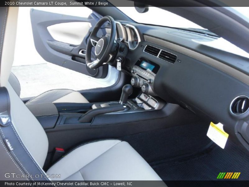 Summit White / Beige 2010 Chevrolet Camaro LT Coupe
