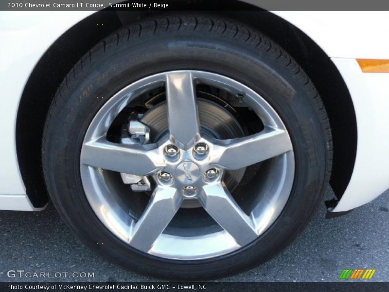 Summit White / Beige 2010 Chevrolet Camaro LT Coupe