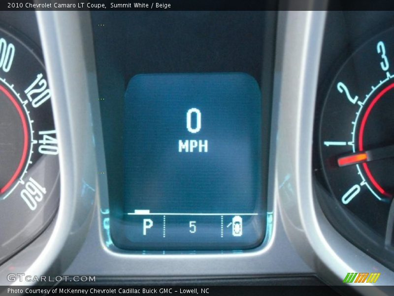 Summit White / Beige 2010 Chevrolet Camaro LT Coupe