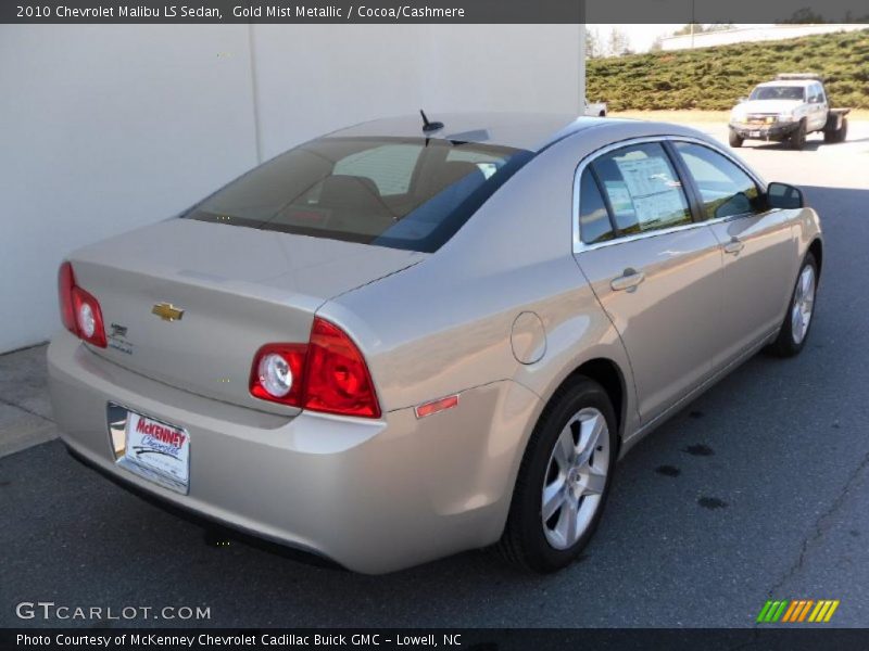 Gold Mist Metallic / Cocoa/Cashmere 2010 Chevrolet Malibu LS Sedan