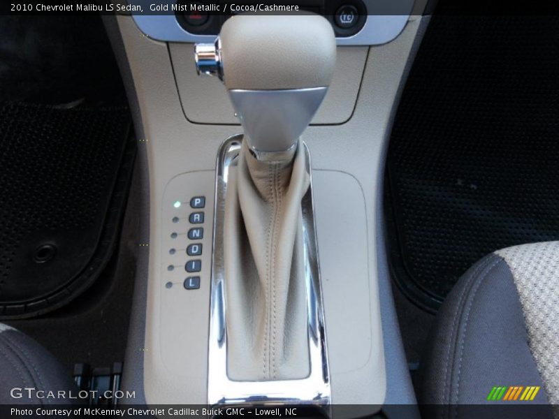 Gold Mist Metallic / Cocoa/Cashmere 2010 Chevrolet Malibu LS Sedan
