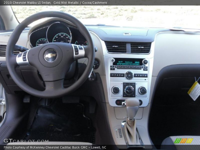 Gold Mist Metallic / Cocoa/Cashmere 2010 Chevrolet Malibu LS Sedan