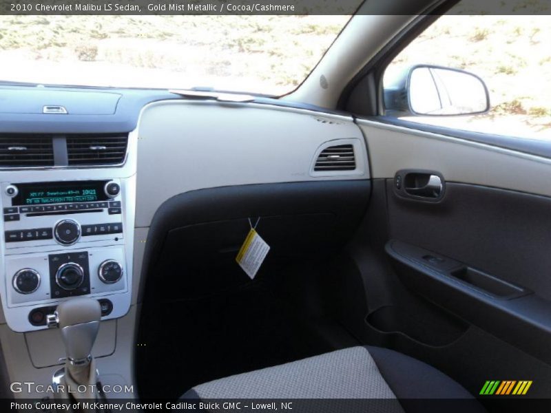 Gold Mist Metallic / Cocoa/Cashmere 2010 Chevrolet Malibu LS Sedan