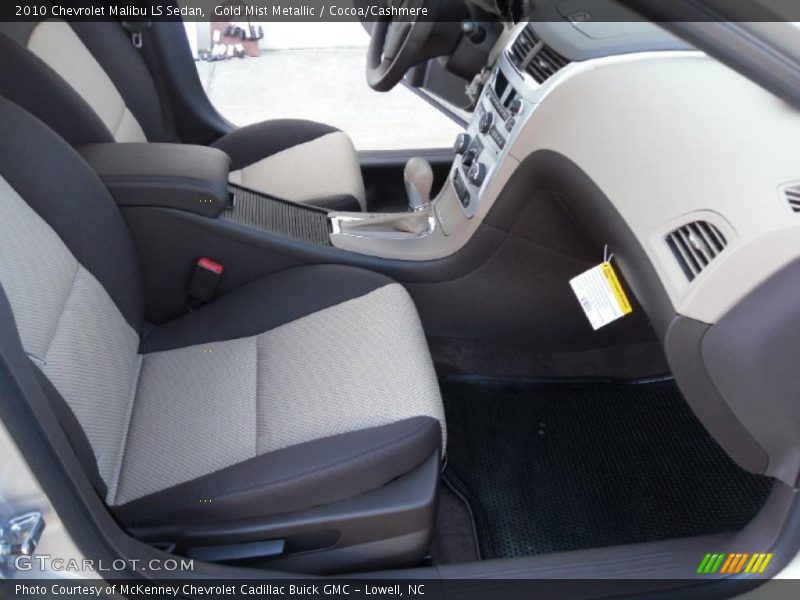 Gold Mist Metallic / Cocoa/Cashmere 2010 Chevrolet Malibu LS Sedan