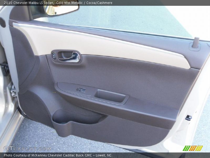 Gold Mist Metallic / Cocoa/Cashmere 2010 Chevrolet Malibu LS Sedan