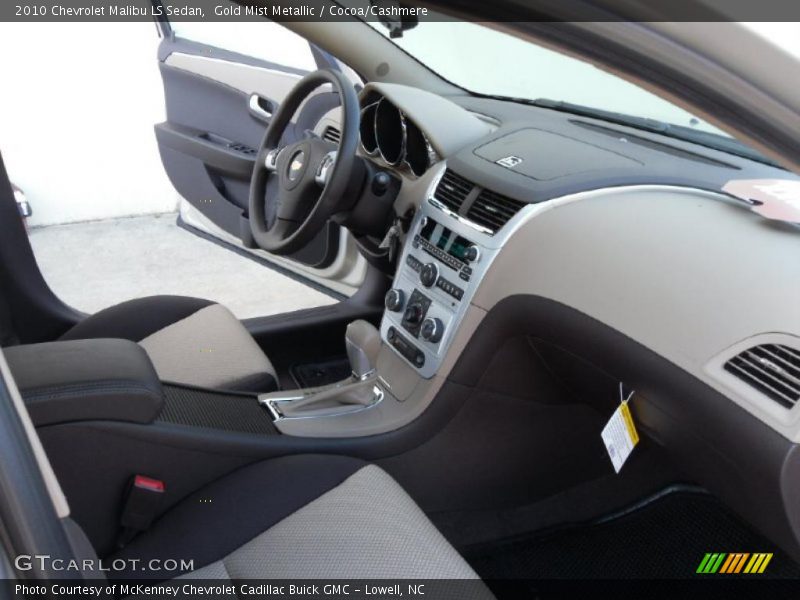 Gold Mist Metallic / Cocoa/Cashmere 2010 Chevrolet Malibu LS Sedan