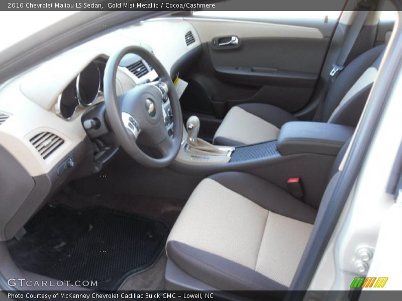 Gold Mist Metallic / Cocoa/Cashmere 2010 Chevrolet Malibu LS Sedan