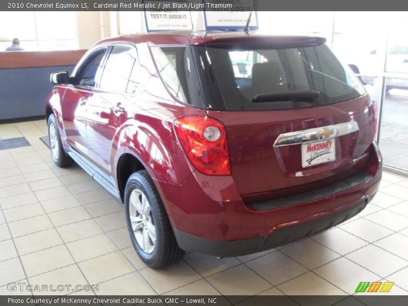 Cardinal Red Metallic / Jet Black/Light Titanium 2010 Chevrolet Equinox LS