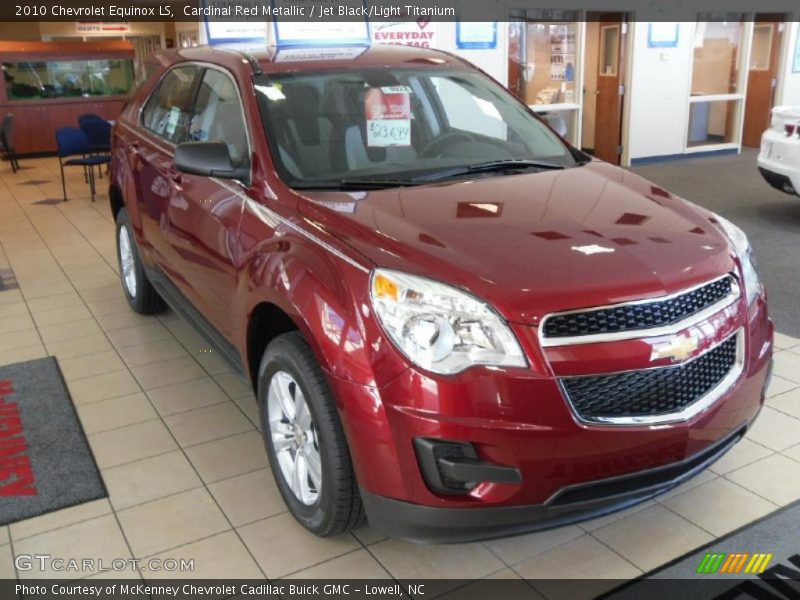 Cardinal Red Metallic / Jet Black/Light Titanium 2010 Chevrolet Equinox LS