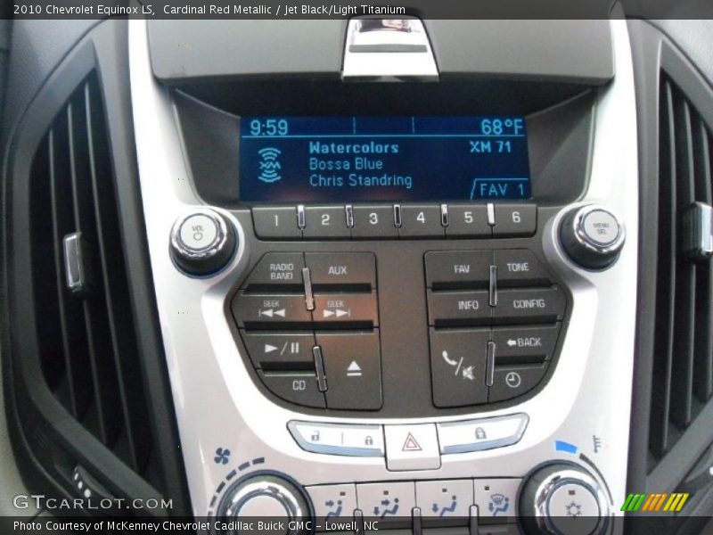 Cardinal Red Metallic / Jet Black/Light Titanium 2010 Chevrolet Equinox LS