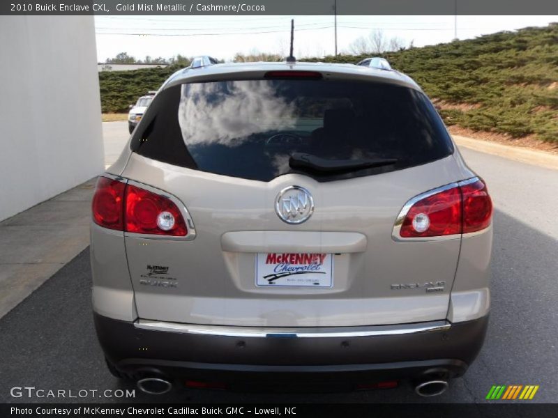 Gold Mist Metallic / Cashmere/Cocoa 2010 Buick Enclave CXL