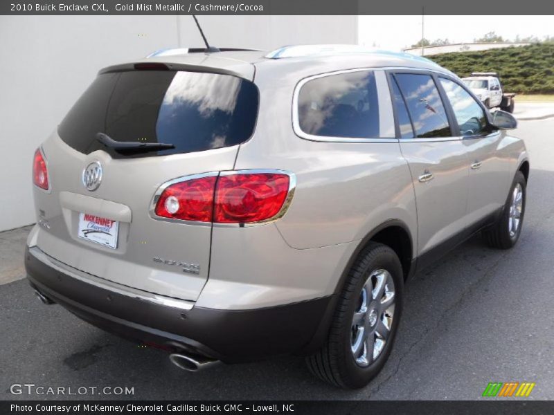Gold Mist Metallic / Cashmere/Cocoa 2010 Buick Enclave CXL