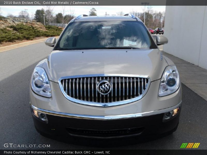 Gold Mist Metallic / Cashmere/Cocoa 2010 Buick Enclave CXL