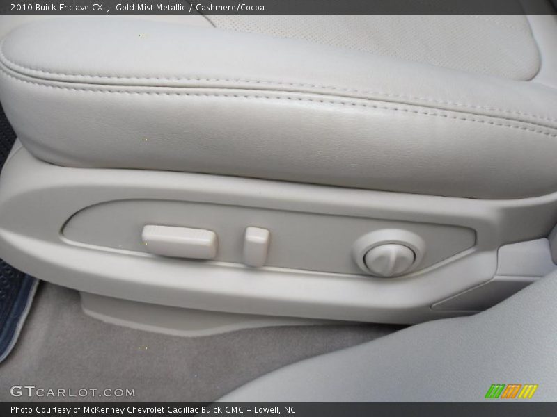 Gold Mist Metallic / Cashmere/Cocoa 2010 Buick Enclave CXL