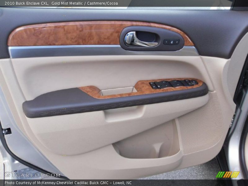 Gold Mist Metallic / Cashmere/Cocoa 2010 Buick Enclave CXL
