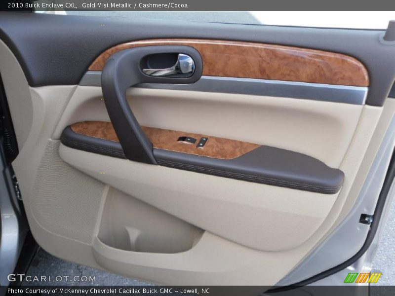 Gold Mist Metallic / Cashmere/Cocoa 2010 Buick Enclave CXL