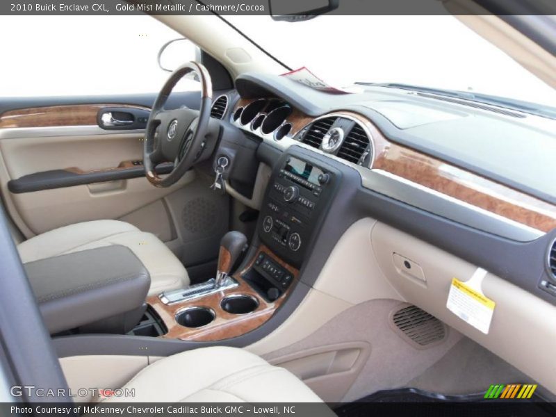 Gold Mist Metallic / Cashmere/Cocoa 2010 Buick Enclave CXL