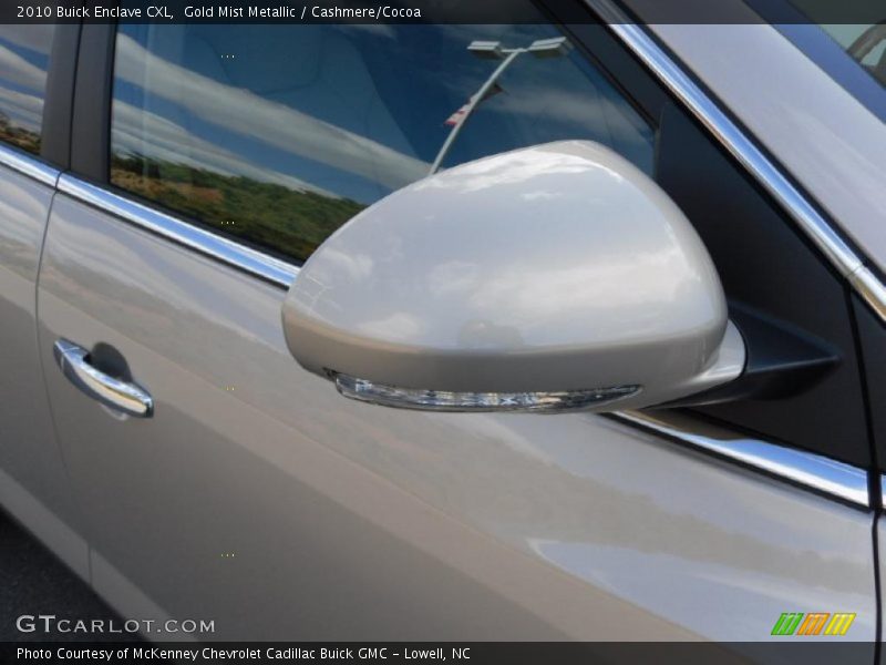 Gold Mist Metallic / Cashmere/Cocoa 2010 Buick Enclave CXL