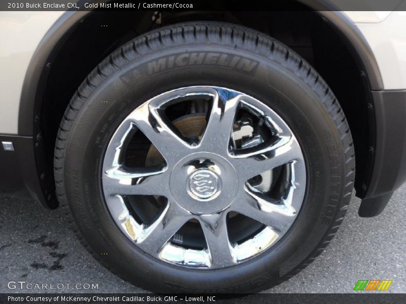 Gold Mist Metallic / Cashmere/Cocoa 2010 Buick Enclave CXL