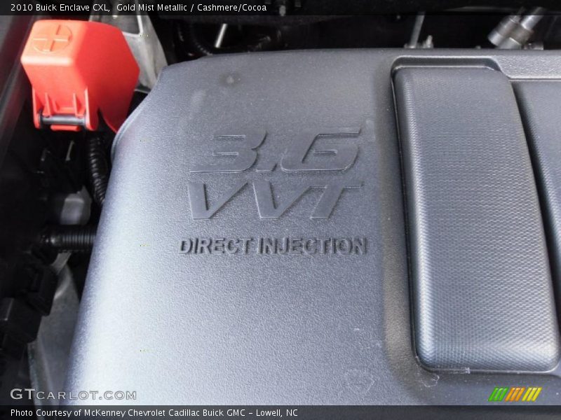 Gold Mist Metallic / Cashmere/Cocoa 2010 Buick Enclave CXL