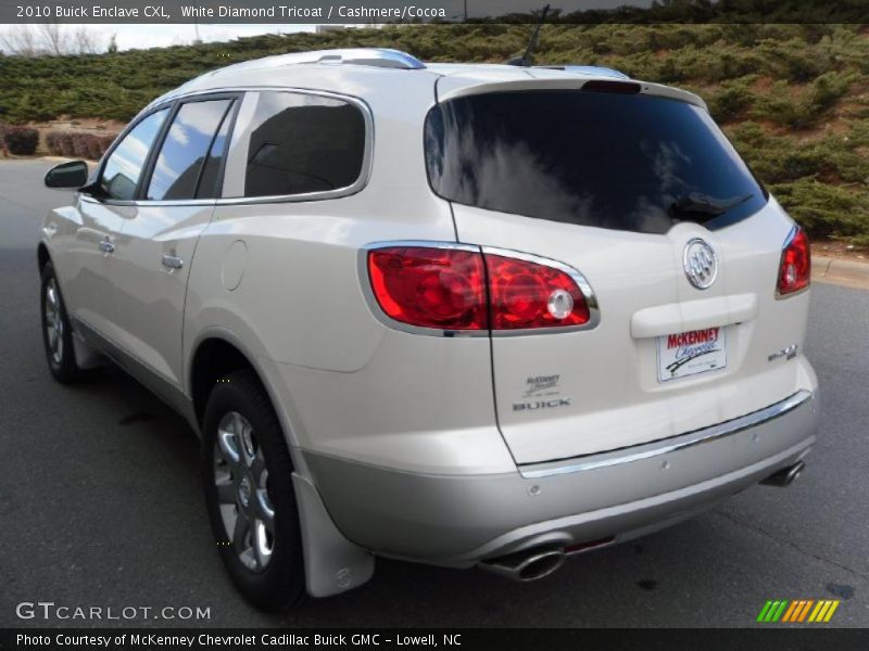 White Diamond Tricoat / Cashmere/Cocoa 2010 Buick Enclave CXL