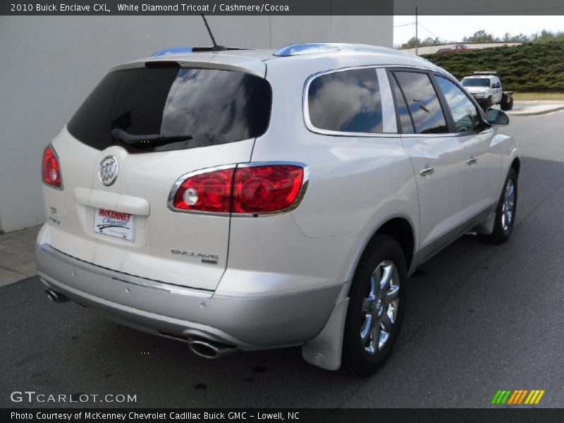 White Diamond Tricoat / Cashmere/Cocoa 2010 Buick Enclave CXL