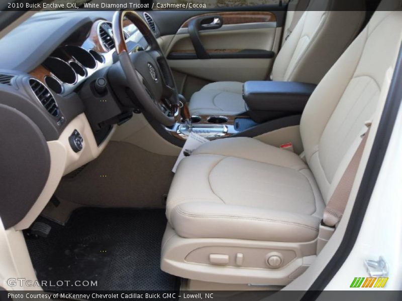 White Diamond Tricoat / Cashmere/Cocoa 2010 Buick Enclave CXL