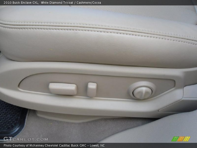 White Diamond Tricoat / Cashmere/Cocoa 2010 Buick Enclave CXL