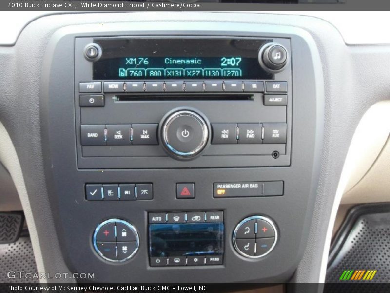 White Diamond Tricoat / Cashmere/Cocoa 2010 Buick Enclave CXL