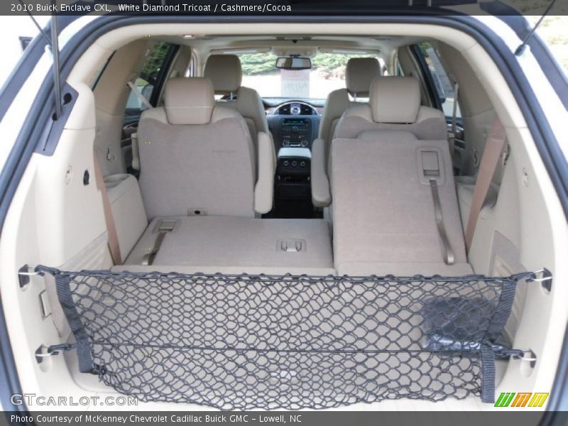 White Diamond Tricoat / Cashmere/Cocoa 2010 Buick Enclave CXL