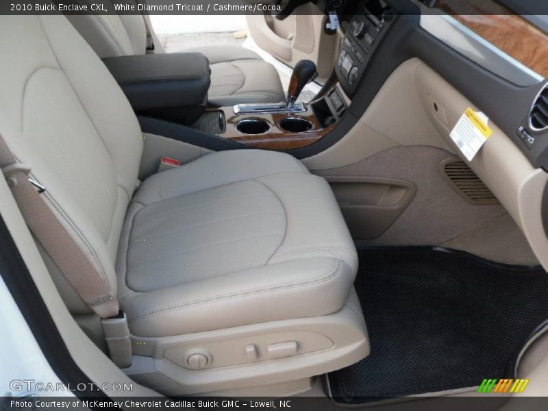 White Diamond Tricoat / Cashmere/Cocoa 2010 Buick Enclave CXL