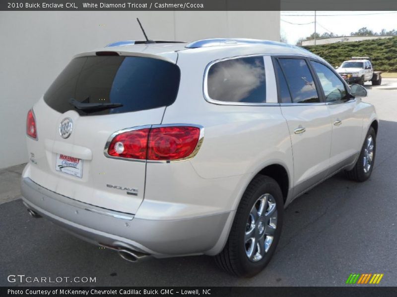 White Diamond Tricoat / Cashmere/Cocoa 2010 Buick Enclave CXL