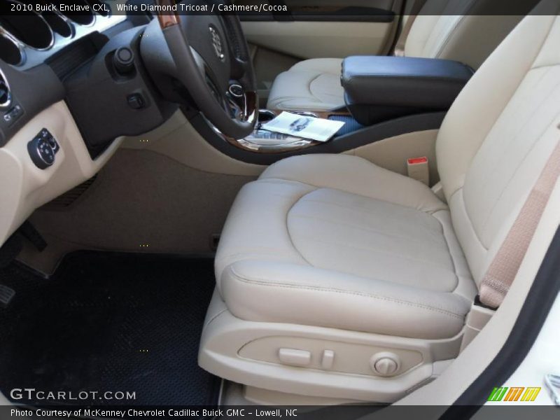 White Diamond Tricoat / Cashmere/Cocoa 2010 Buick Enclave CXL