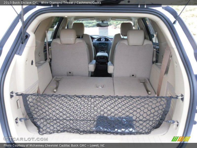 White Diamond Tricoat / Cashmere/Cocoa 2010 Buick Enclave CXL