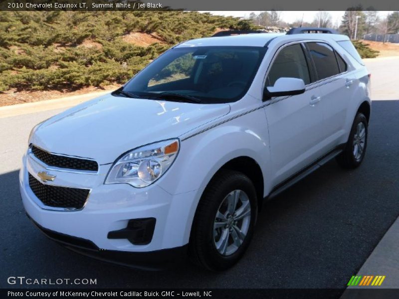 Summit White / Jet Black 2010 Chevrolet Equinox LT