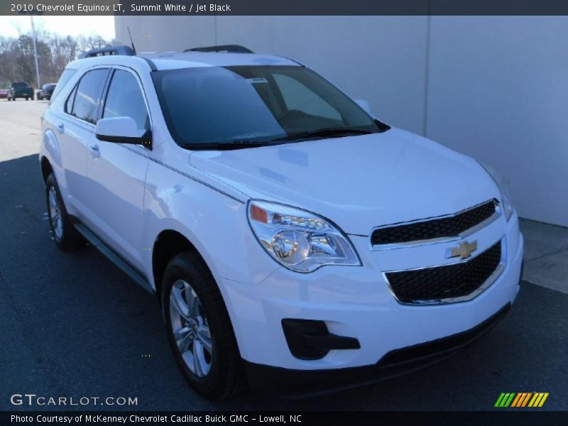 Summit White / Jet Black 2010 Chevrolet Equinox LT