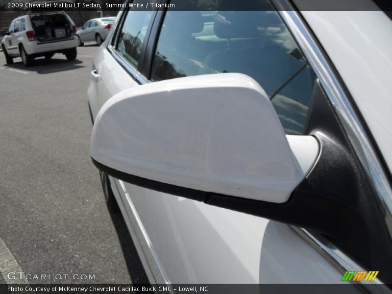 Summit White / Titanium 2009 Chevrolet Malibu LT Sedan