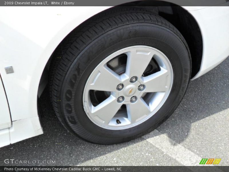 White / Ebony 2009 Chevrolet Impala LT