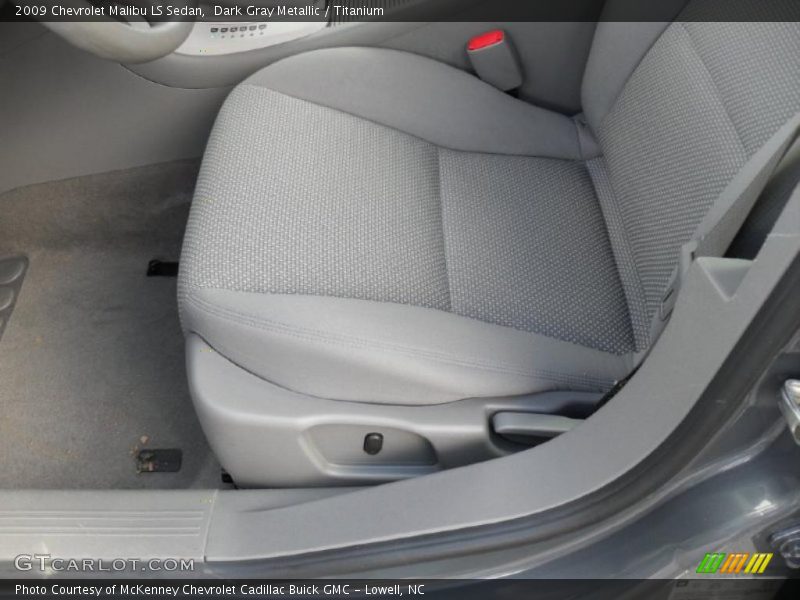 Dark Gray Metallic / Titanium 2009 Chevrolet Malibu LS Sedan