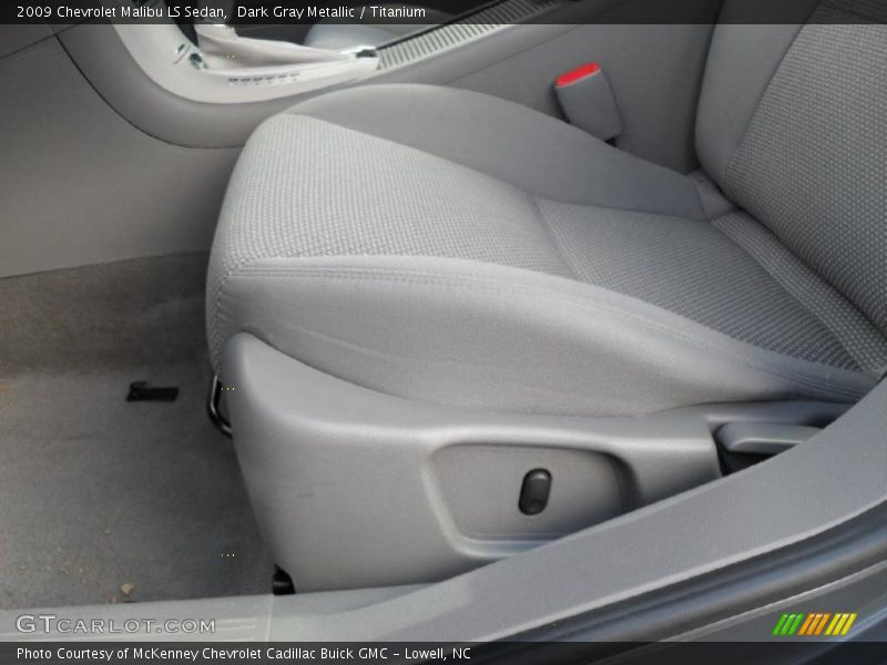 Dark Gray Metallic / Titanium 2009 Chevrolet Malibu LS Sedan