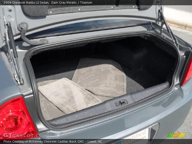 Dark Gray Metallic / Titanium 2009 Chevrolet Malibu LS Sedan