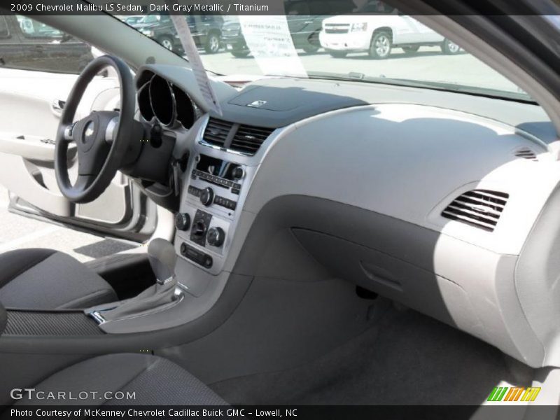 Dark Gray Metallic / Titanium 2009 Chevrolet Malibu LS Sedan