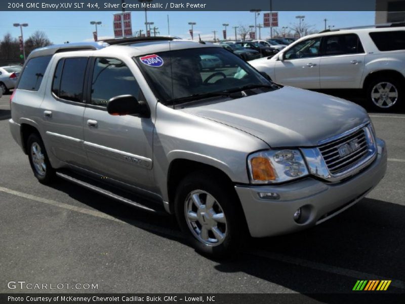 Silver Green Metallic / Dark Pewter 2004 GMC Envoy XUV SLT 4x4