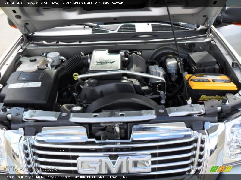 Silver Green Metallic / Dark Pewter 2004 GMC Envoy XUV SLT 4x4