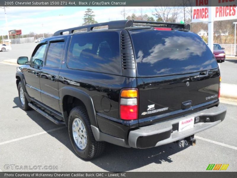 Black / Gray/Dark Charcoal 2005 Chevrolet Suburban 1500 Z71 4x4